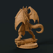 Female Silver Dragonborn Monk Miniature | Rhavelys Winged Open Hand Monk | UNPAINTED Resin DnD Pathfinder - Only-Games