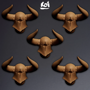 Ravagers of the North Type 2 - Miniature heads - Only-Games