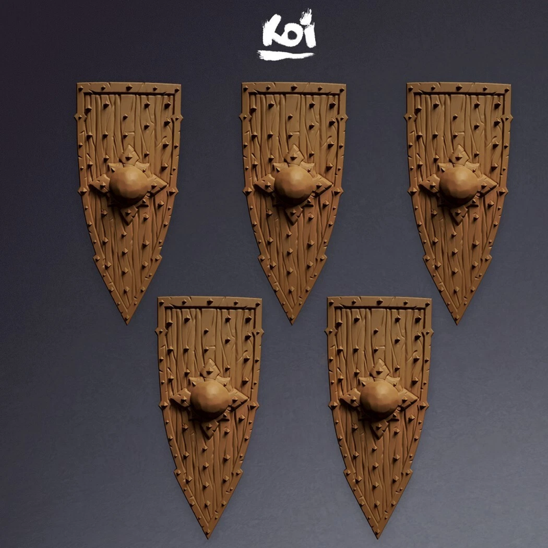 Ravagers of the North - Miniature Shields - Only-Games