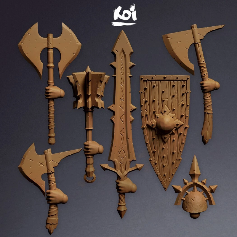 Ravagers of the North - Miniature Weapons - Only-Games