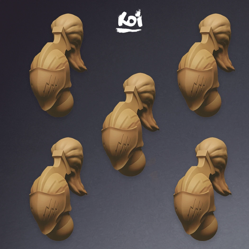 Heralds of the Storm Type 4 - Miniature Heads - Only-Games