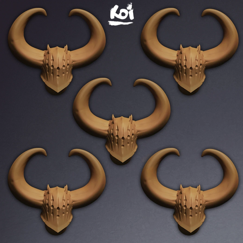 Goreclaw Raiders Type 4 - Miniature Heads - Only-Games