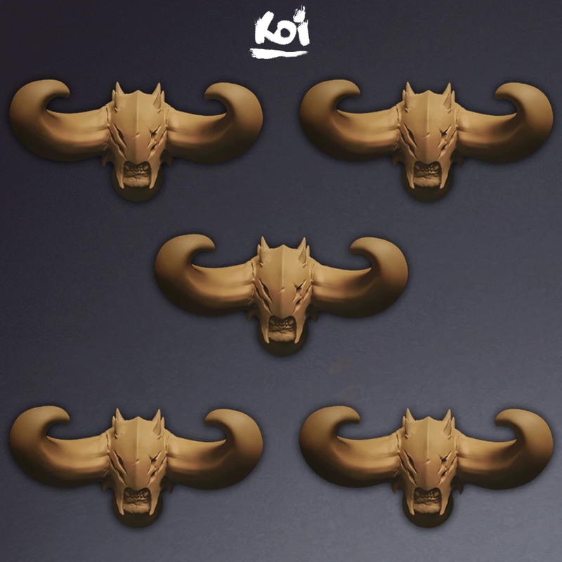Goreclaw Raiders Type 5 - Miniature Heads - Only-Games