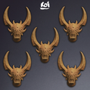 Goreclaw Raiders Type 6 - Miniature Heads - Only-Games