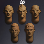 Praetorian Stormguard - Warriors Miniature Heads - Only-Games