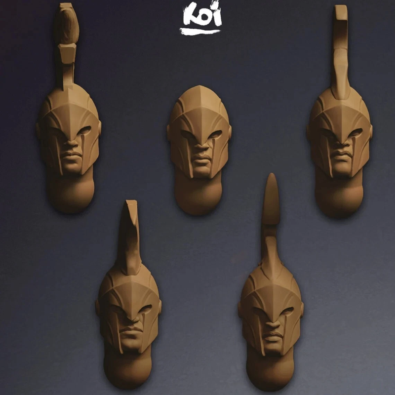 Praetorian Stormguard - Initiates Miniature Heads - Only-Games
