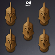 Dark Champion Type 1 - Miniature Heads - Only-Games
