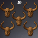 Dark Champion Type 3 - Miniature Heads - Only-Games