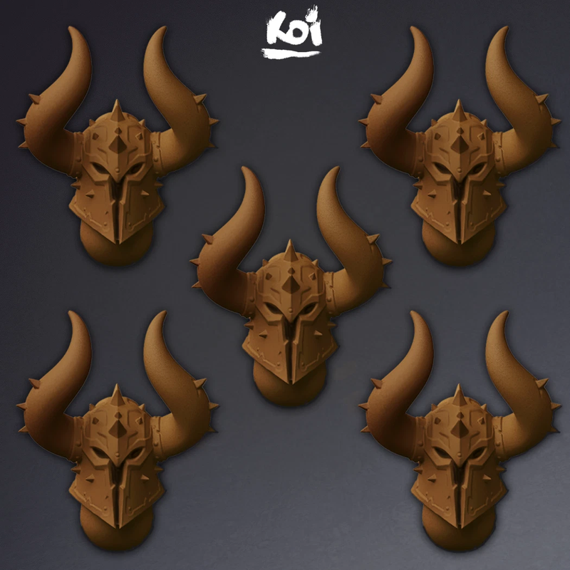 Dark Champion Type 4 - Miniature Heads - Only-Games