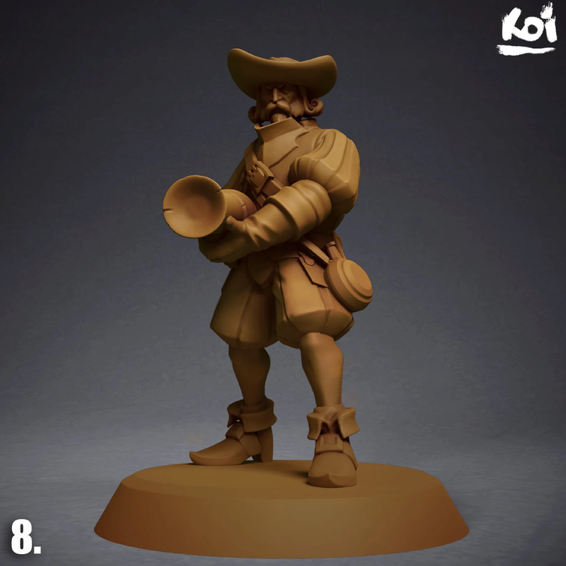 Guildmarch Militia - Handgunner 8 - Only-Games