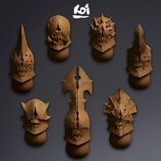 Blightlords - Miniature Heads - Only-Games