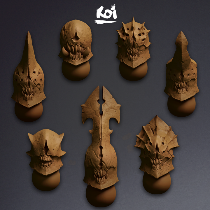 Blightlords - Miniature Heads - Only-Games