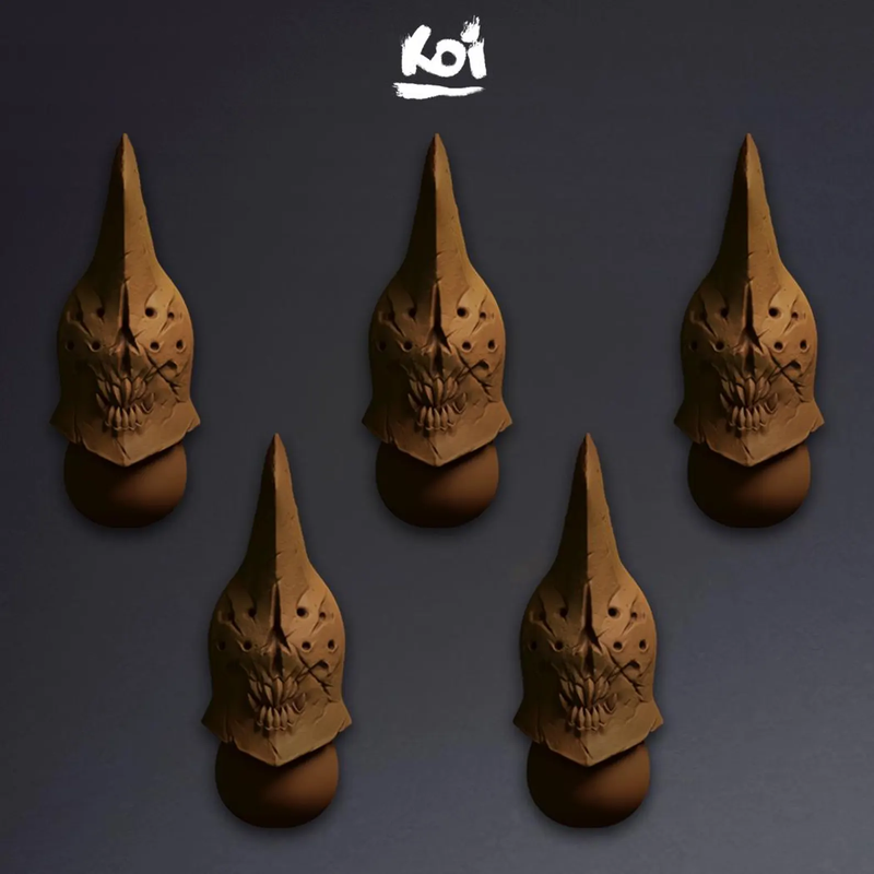 Blightlords Type 1- Miniature Heads - Only-Games