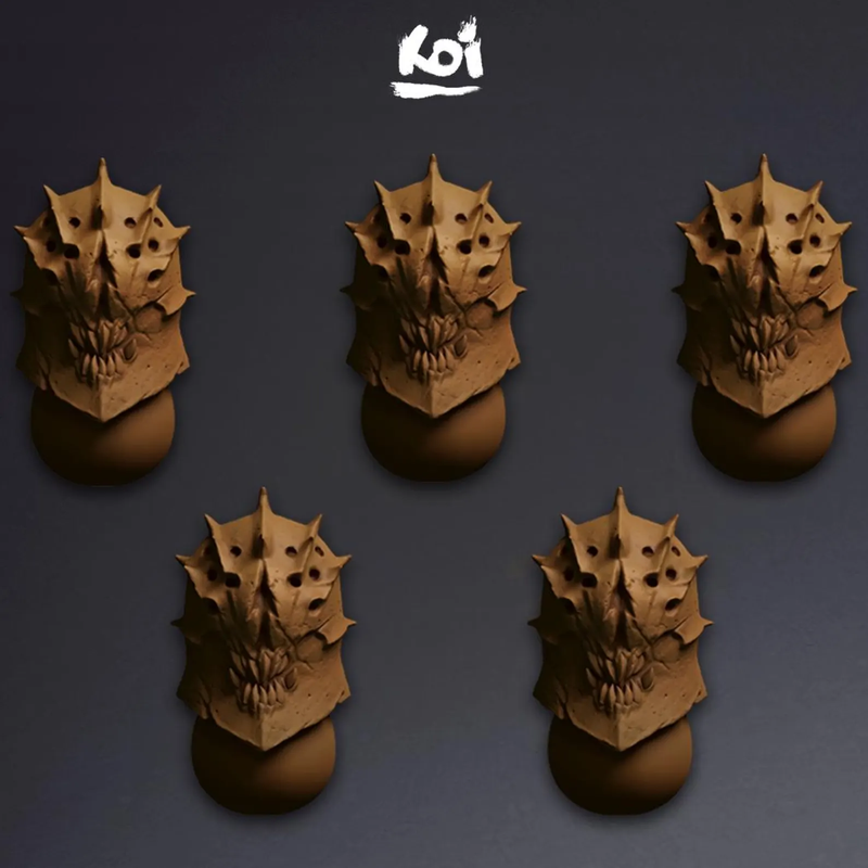 Blightlords Type 2 - Miniature Heads - Only-Games