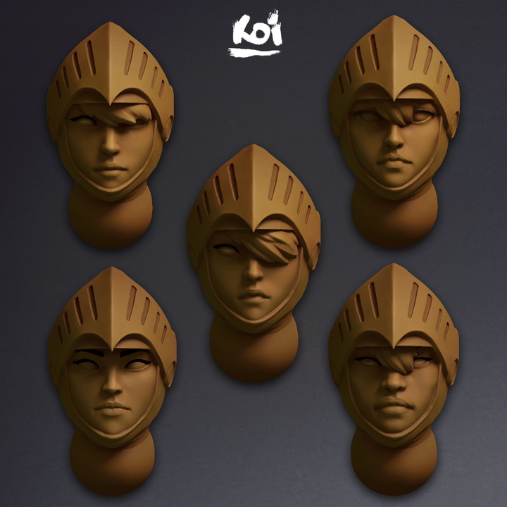 Daughters of the Storm - Miniature heads - Only-Games