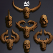 Plaguebearers of Decay - Miniature heads - Only-Games