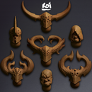 Plaguebearers of Decay - Miniature heads - Only-Games