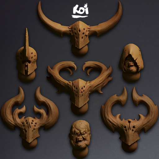 Plaguebearers of Decay - Miniature heads - Only-Games