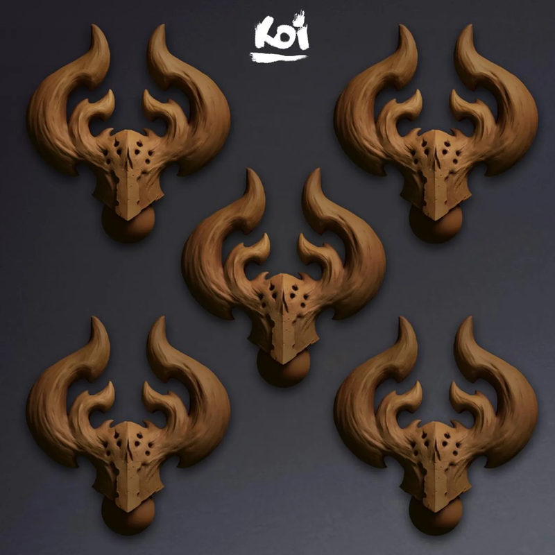 Plaguebearers of Decay Type 1 - Miniature heads - Only-Games