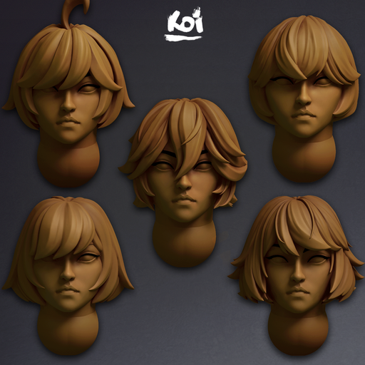 Holy Order Clerics - Miniature heads - Only-Games