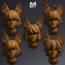 Kitsune - Miniature heads - Only-Games
