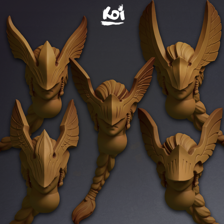 Ravenwings - Miniature heads - Only-Games