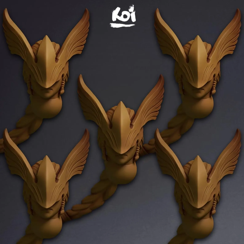 Ravenwings Type 3 - Miniature heads - Only-Games