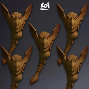 Ravenwings Type 4 - Miniature heads - Only-Games
