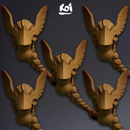 Ravenwings Type 5 - Miniature heads - Only-Games