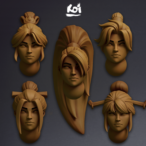 Phoenix Chosen - Miniature heads - Only-Games