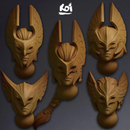 Valkyries - Miniature heads - Only-Games