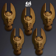 Valkyries Type 3 - Miniature heads - Only-Games