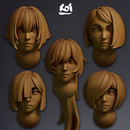 Tsukoyomi's Priestess - Miniature heads - Only-Games