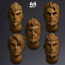Viking - Miniature heads - Only-Games