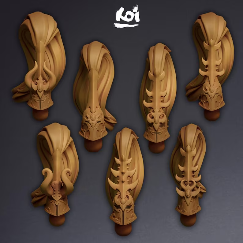 Vermillion Dreamflayers - Miniature Heads - Only-Games