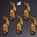 Dragon Knight Type 3 - Miniature Heads - Only-Games