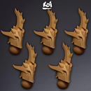 Dragon Knight Type 4 - Miniature Heads - Only-Games