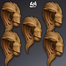 Dragon Knight Type 5 - Miniature Heads - Only-Games