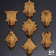 Warp Allseers - Miniatures Heads - Only-Games