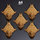 Warp Allseers Type 3 - Miniatures Heads - Only-Games