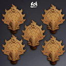 Warp Allseers Type 4 - Miniatures Heads - Only-Games