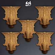 Warp Allseers Type 5 - Miniatures Heads - Only-Games