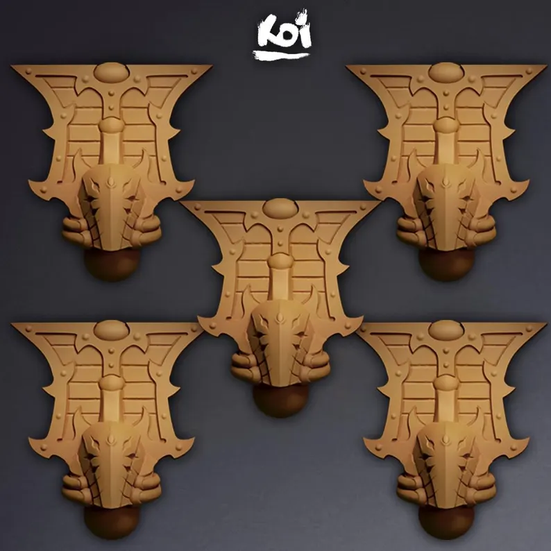 Warp Allseers Type 5 - Miniatures Heads - Only-Games