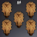 Warp Allseers Type 6 - Miniatures Heads - Only-Games