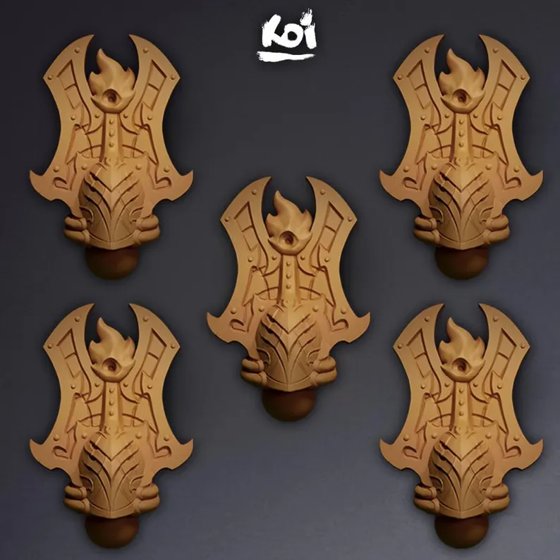 Warp Allseers Type 7 - Miniatures Heads - Only-Games