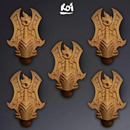 Warp Allseers Type 7 - Miniatures Heads - Only-Games