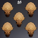 Iron Maidens Type 2 - Miniature Heads - Only-Games