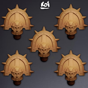 Iron Maidens Type 5 - Miniature Heads - Only-Games