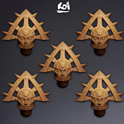 Iron Maidens Type 6 - Miniature Heads - Only-Games