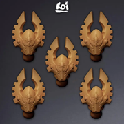 Warseers Type 1 - Miniature Heads - Only-Games